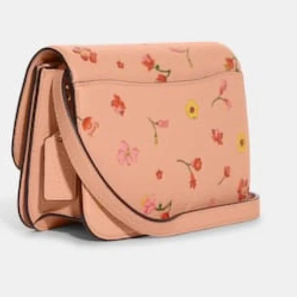 🔥HP🔥Coach LEATHER Mini Brynn Crossbody Mystical Floral Print Bag🔥FINAL PRICE! - Picture 2 of 5